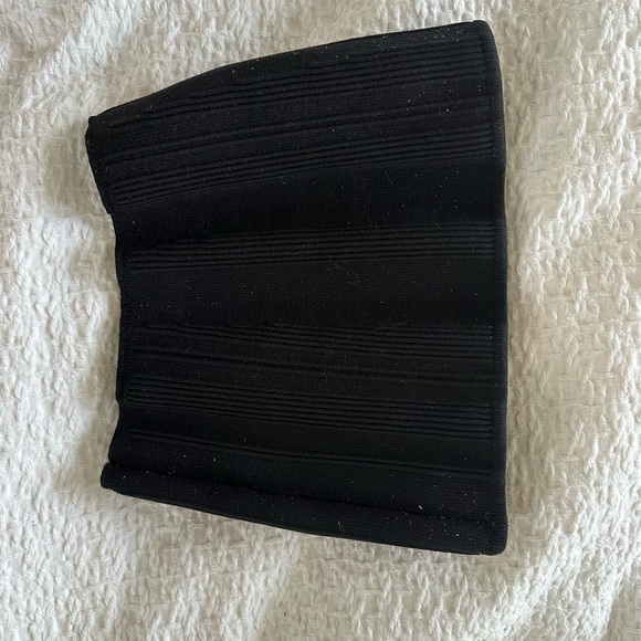 Aritzia Babaton Black Sculpt Knit Tube Top Size XS - Picture 3 of 4